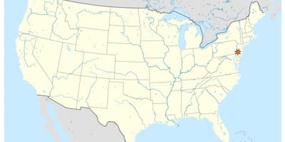 Mapa del món de Filadèlfia