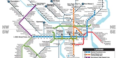 Plànol de Metro de Filadèlfia