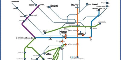 Els septes Filadèlfia mapa