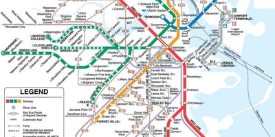 Filadèlfia de l'estació de tren mapa