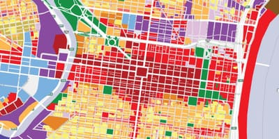 Zonificació del mapa de Filadèlfia