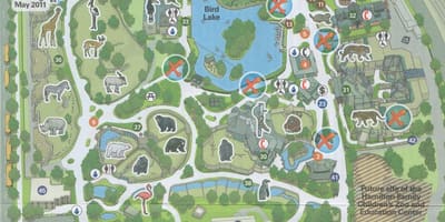 Mapa de Filadèlfia zoo