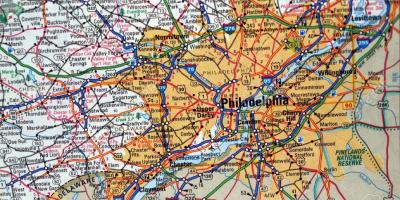 Mapa de Filadèlfia pa
