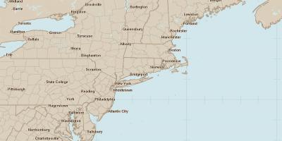 Radar mapa de Filadèlfia