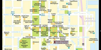 Mapa històric de Filadèlfia