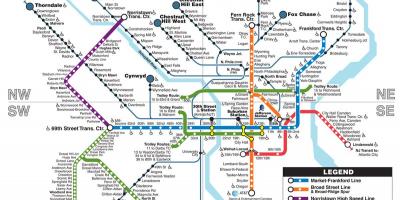 Mapa de Phila metro